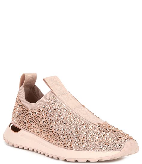 michael michael kors kendrick slip on|Michael Kors stretch knit sneakers.